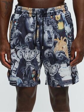 Men's Graphic Swim Shorts